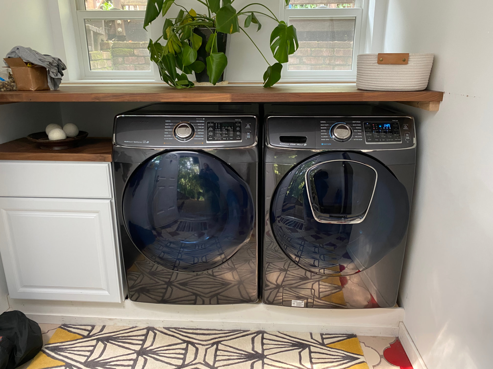 Laundry room before